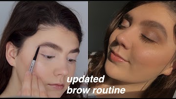 HOW TO: FEATHERY BROWS | MY UPDATED BROW ROUTINE | Chloe D