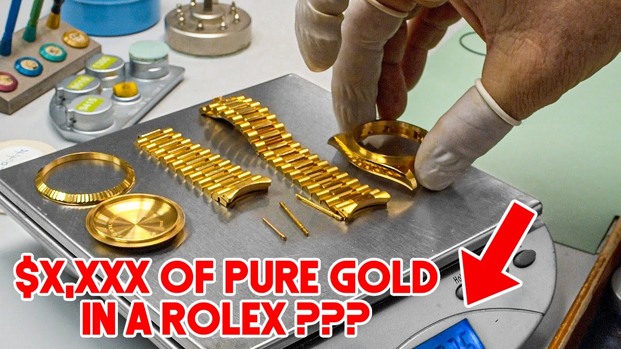 is rolex made of real gold