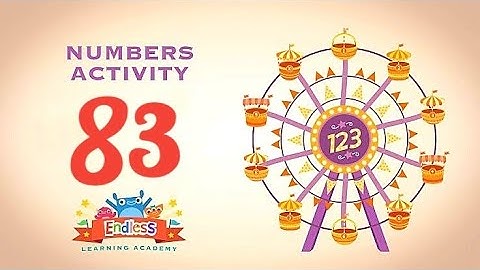 Endless Number Video 83: Fun Math Activities For Kids | Counting