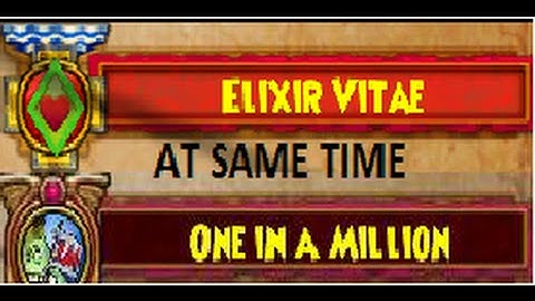 Wizard101 Elixir Vitae and One In A Million at same time!