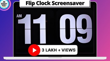 Flip Clock Screensaver for windows 2022 | clock screensaver for windows 7, 8, 10
