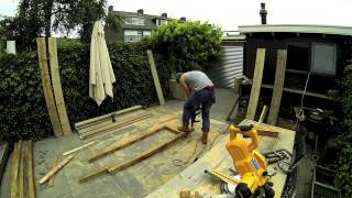 Norner Scaffold Board Furniture - big Corner- Lounge-Garden-Sofa