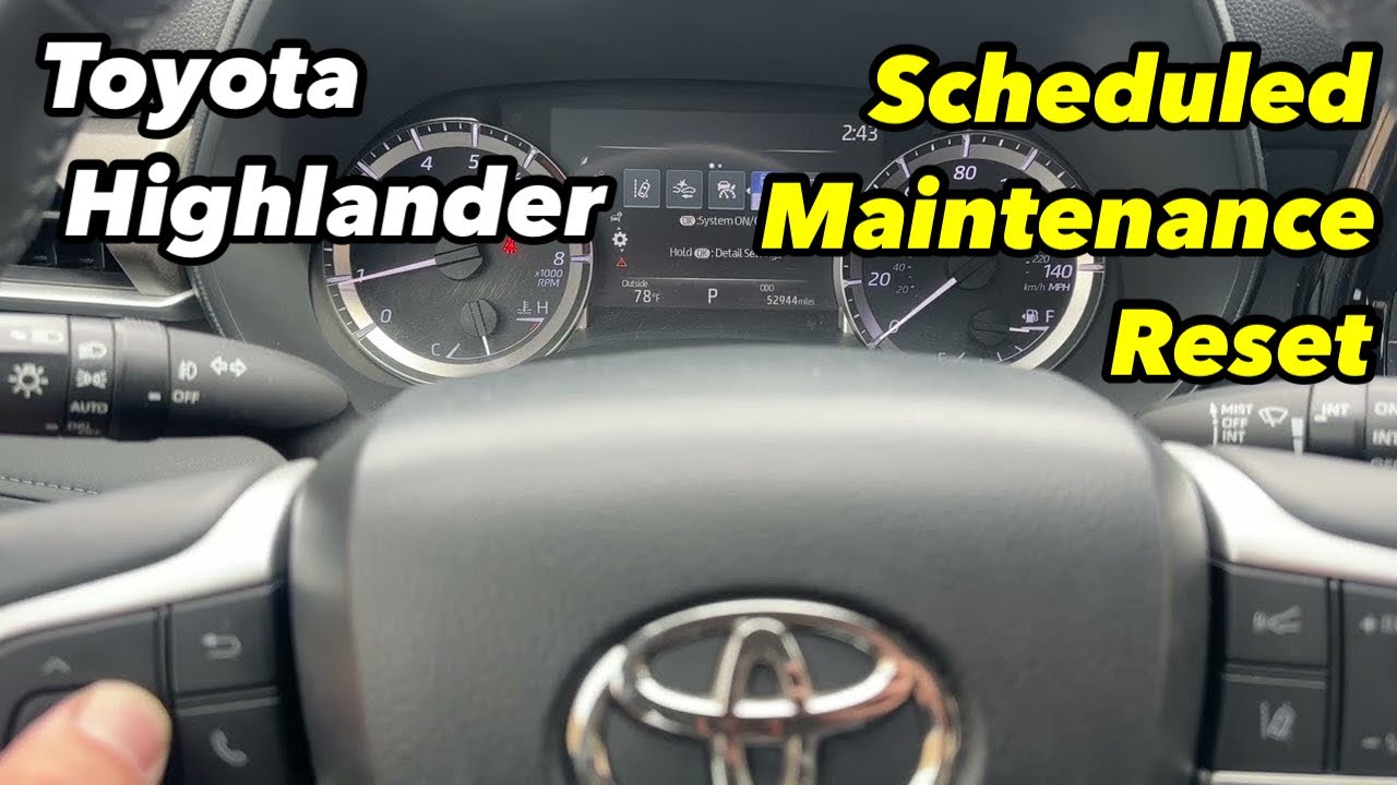 Interesting Maintenance Schedule For 2013 Toyota Highlander Gallery