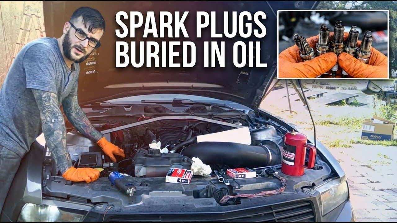 2012 Mustang GT Spark Plugs BURIED in Oil - Here's What Happened