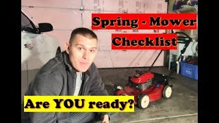 How to Get Lawn Mower Ready for Spring | Spring Lawn Mower To Do's (LAWN CARE)