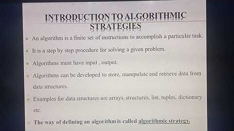 GRADE XII | COMPUTER SCIENCE | ALGORITHM | Online Class
