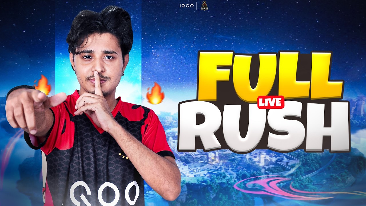 FULL RUSH RANKED MATCHES LIVE WITH iQOOTG DELETE 🔴 || iQOO TOTAL GAMING 