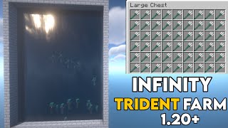 Minecraft Easy Drowned/Trident Farm 1.20.4+ [java edition]