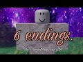 6 endings by nuggetboy3000nb  roblox check description