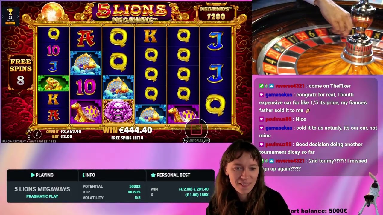 5 Lions Megaways! BIG HIT! 