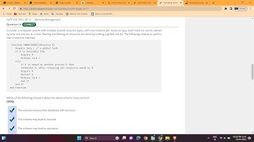 Gate 2020 PYQ|GatePYQ | Operating system | #Gate2024 |process synchronisation|gate practice question