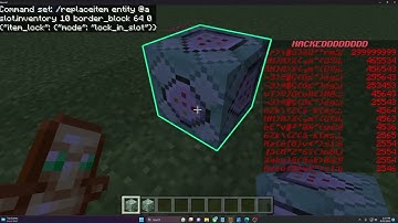 Lock in inventory command