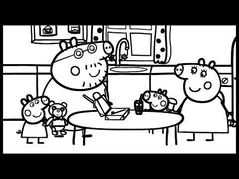 Video Peppa Pig Coloring Pages