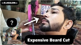 Expensive Beard Cut|Full Video| Easy Tips R ASALON ✂️