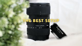 my perfect lens setup for fujifilm // Fringer EF-FX Pro ii   Sigma 18-35