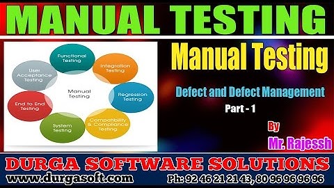 Manual Testing || Defect and Defect Management Part - 1 by Rajessh
