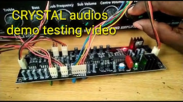 CRYSTAL prologic board ( audio test) part 2 next video