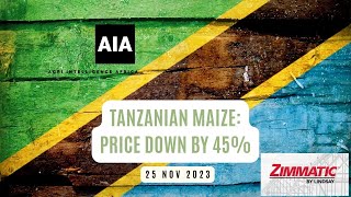 Tanzanian Maize Market, prices DOWN by 45%! | 25 Nov 2023 | African Agri Market screenshot 1