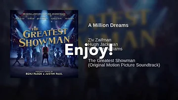 A Million Dreams - Ziv Zaifman, Hugh Jackman, & Michelle Williams (Lyric video)