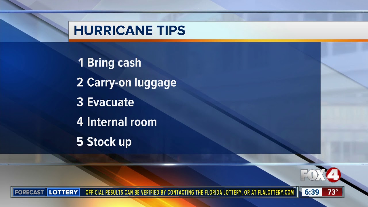 Hurricane preparedness week - YouTube