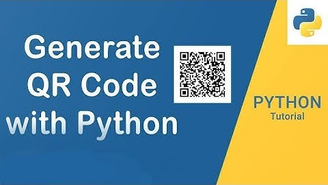 Qr Code Generator Using Python | Tamil