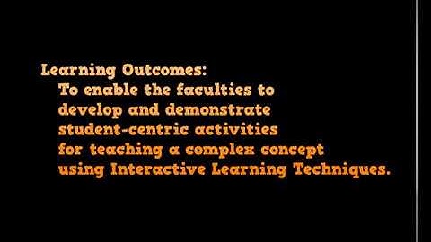 Interactive Teaching Techniques- Nandakumar G