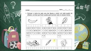 EXPLICAÇÃO ATIVIDADES APOSTILA DE ALFABETIZAÇÃO