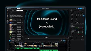 Epidemic Sound's world-class music catalog in elevate.io - the online video editor