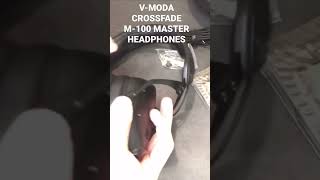 V-MODA CROSSFADE M-100 MASTER HEADPHONES microphone studio shorts headphones vmoda audio