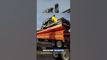 The person who came up with foldable containers is truly a genius.