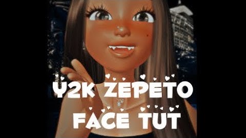 Preppy/Y2K face tut for ZEPETO!