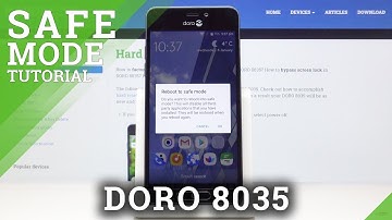 Safe Mode in DORO 8035 – Diagnostic Mode