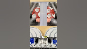 The Marble Pixel Art Machine
