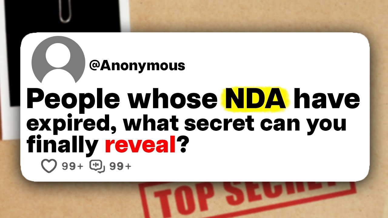 People whose NDA have expired, what secret can you finally reveal?