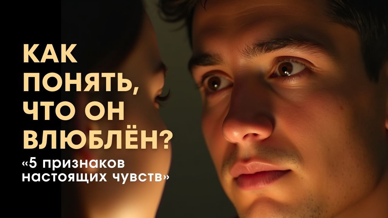 Как понять, что он любит вас? 5 точных признаков мужской влюблённости.