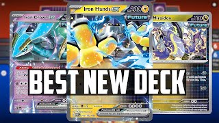 THE BEST NEW DECK IS FUTURE HANDS! Iron Hands ex, Iron Crown ex, and Miraidon (Pokemon TCG)