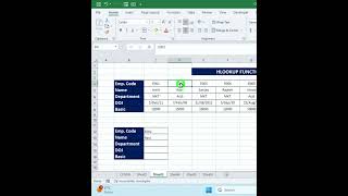 Master Multi-Column HLOOKUP in Excel in 60 Seconds! #ExcelTips #Hlookup #MultiColumnHlookup