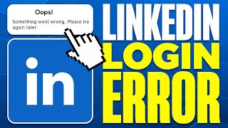 LinkedIn Login Problem FIX (2025)