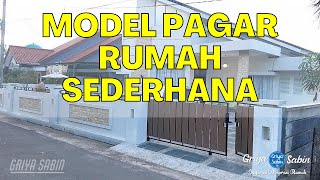 95 Inspirasi Pagar Rumah Sederhana Tapi Cantik Murah Minimalis Dan Elegan screenshot 5