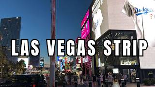 Sunday Night Sunset Walk On The Vegas Strip - Last Stanley Cup Game, & More