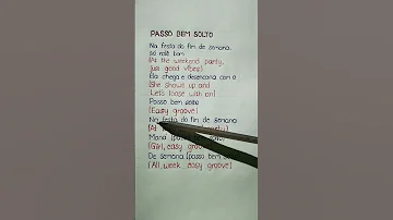 ATLXS PASSO BEM SOLTO Slowed English Lyrics Passobemsolto 