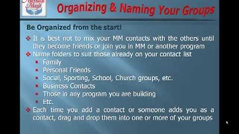 Message Magic - How to Set Up Contact Groups In Skype