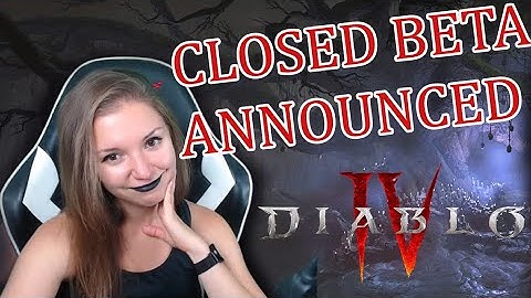 DIABLO 4, Closed Beta Announced