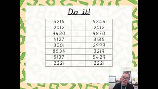 Compare 4 digit numbers 26 01 2021