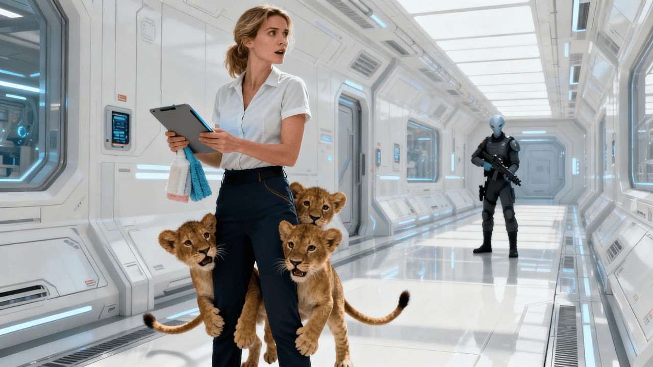 Детёныши хищников пытались спрятаться за человеком, но забыли, что их хвосты торчат | HFY | Научн...