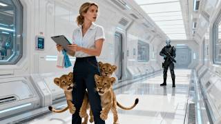 Os filhotes de predador tentaram se esconder atrás do humano — eles esqueceram que seus rabos est...