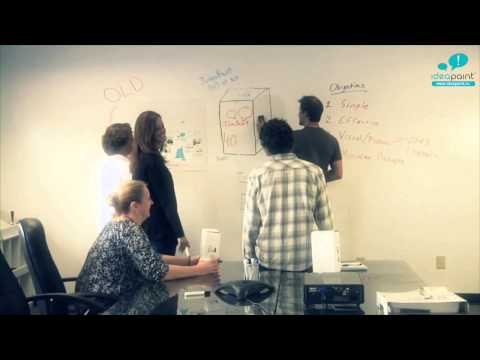 Видео: IdeaPaint, превращая обычные стены в мозговой штурм
