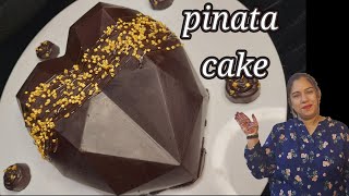 Pinata cake recipe, heart pinata cake trending pinata cake