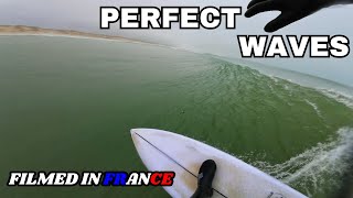 Surfing a Perfect Right in France (Intermediate Surfer POV)