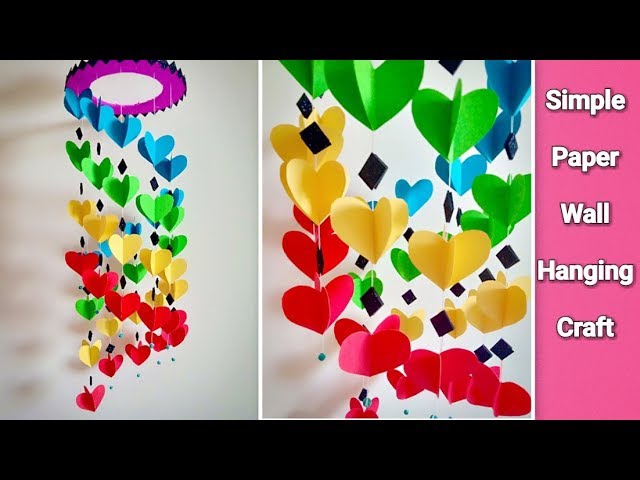 Attractive Wall Hanging Craft at Home | DIY | Paper Craft Ideas class=